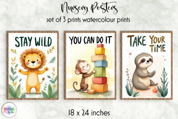 Download Wild Animal Affirmation Poster Set - Premium Bundle