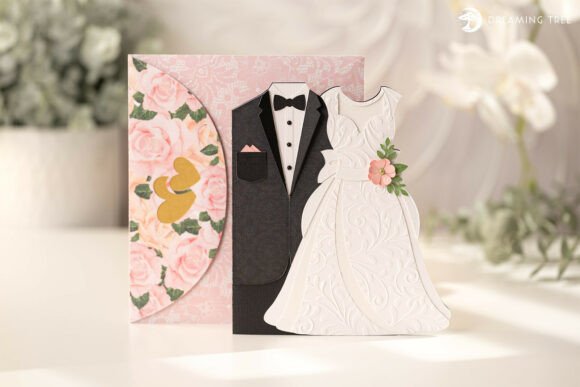 Download Bride and Groom Card SVG - Svg Collection