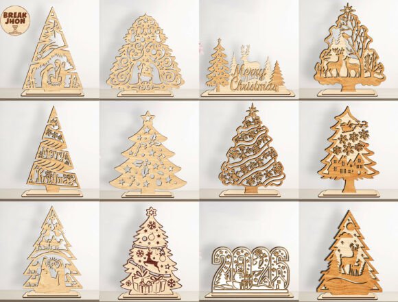 Download Mega 3D Christmas Tree SVG Bundle - Christmas tree Collection