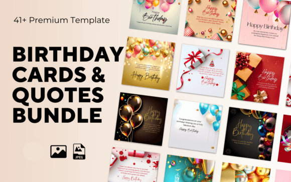 Download 41+ Birthday Cards &amp; Quotes Template - Premium Resources