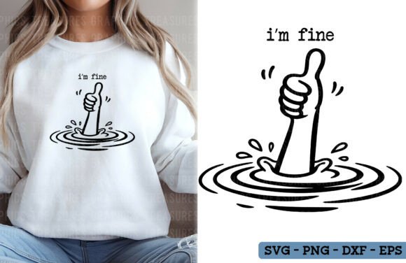 Download Funny Sarcastic I'm Fine SVG PNG - Svg Collection