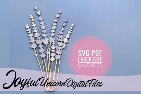 Download Lavender Laser Cut Flower SVG File - Svg Collection