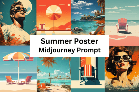 Download Midjourney Prompt for Summer Poster - Premium Resources