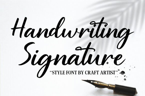 Download Handwriting Signature - Nature Collection